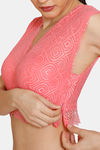 Zivame Padded Wired Full Coverage Blouse Bra - Tea Rose — thumbnail 5